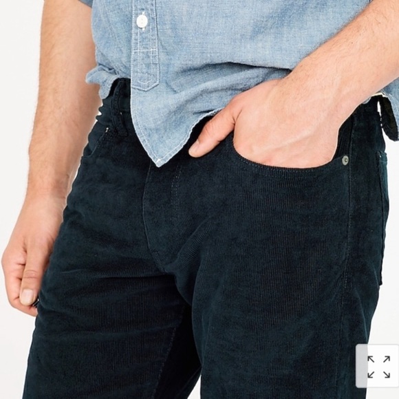 J. Crew Corduroy Pants - Green - Picture 2 of 6